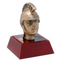 Spartan/Trojan, Antique Gold, Resin Sculpture - 4"